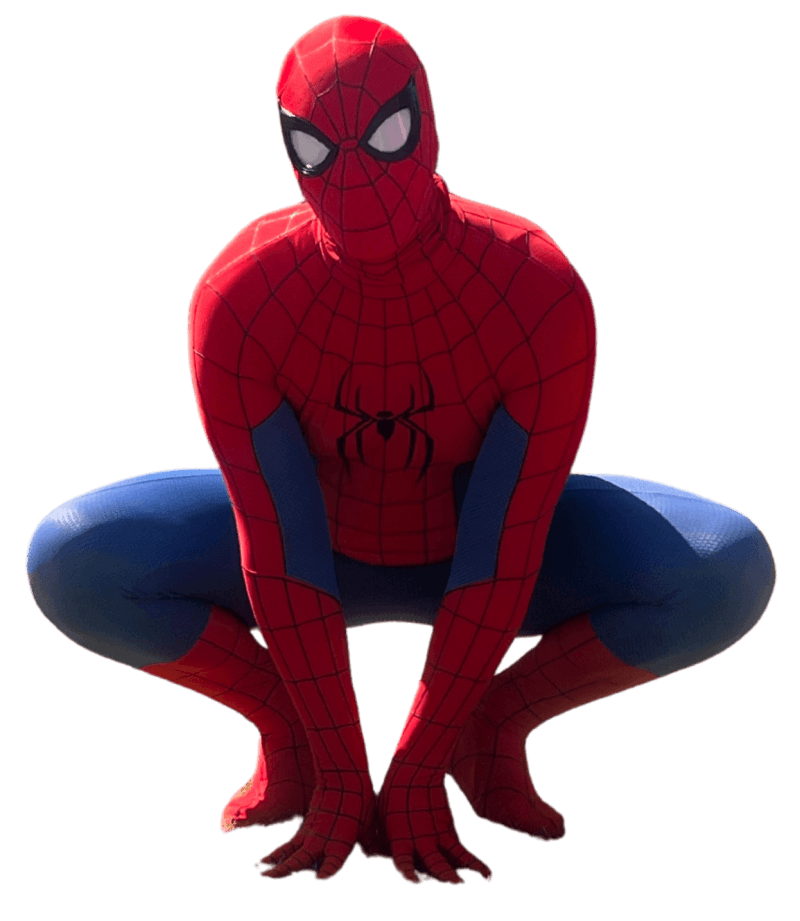 Web-Hero character for superhero parties in Norfolk from Magical VIP Visits